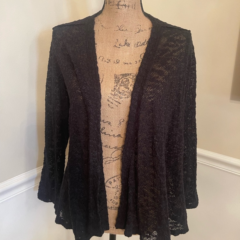 Black cardigan